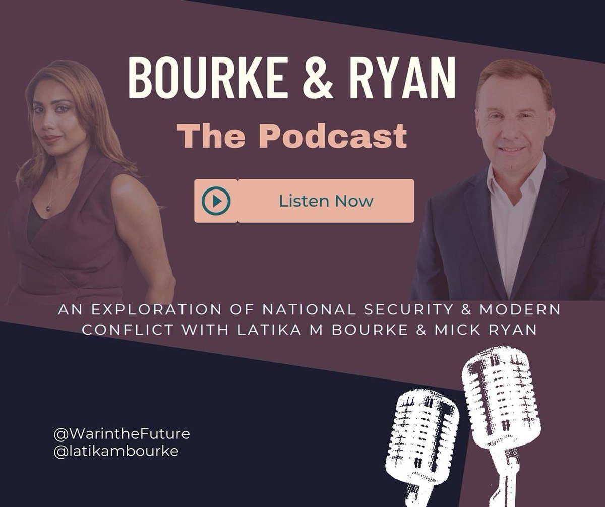 Coming soon, conversations on national security and modern conflict, with @latikambourke mickryan.substack.com latikambourke.com