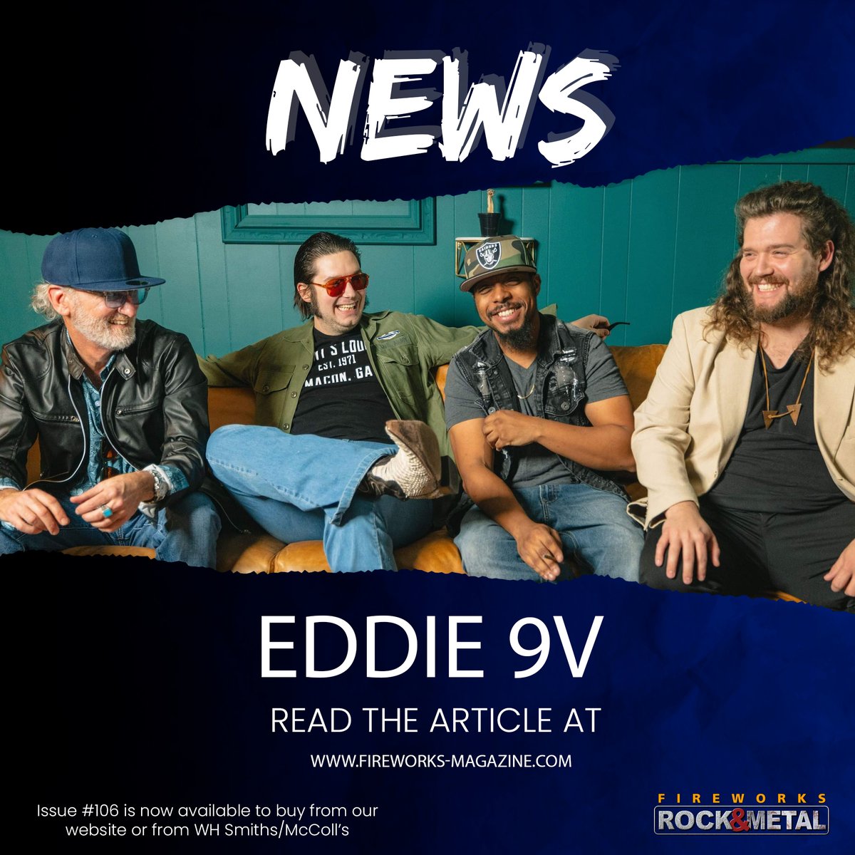 𝗘𝗫𝗖𝗘𝗟𝗟𝗘𝗡𝗧! Eddie 9V releases new single 'Saratoga' ahead of May 2024 UK Tour. 𝘙𝘦𝘢𝘥 𝘢𝘣𝘰𝘶𝘵 𝘪𝘵 𝘩𝘦𝘳𝘦: wix.to/52W4mfS @eddie_9V @noble_pr -- BUY Issue #106 from fireworks-magazine.com 𝙐𝙆 𝙎𝙪𝙗𝙨𝙘𝙧𝙞𝙥𝙩𝙞𝙤𝙣𝙨 𝙣𝙤𝙬 𝙟𝙪𝙨𝙩 £32.