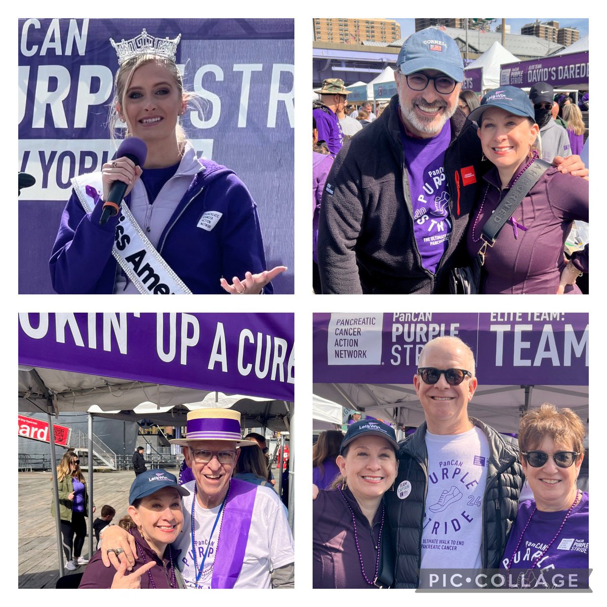 A special day in NYC supporting @PanCAN with survivors, caregivers, doctors & researchers sponsored by @nyphospital @weillcornell #endpancreaticcancer #letswintogether #pancsm