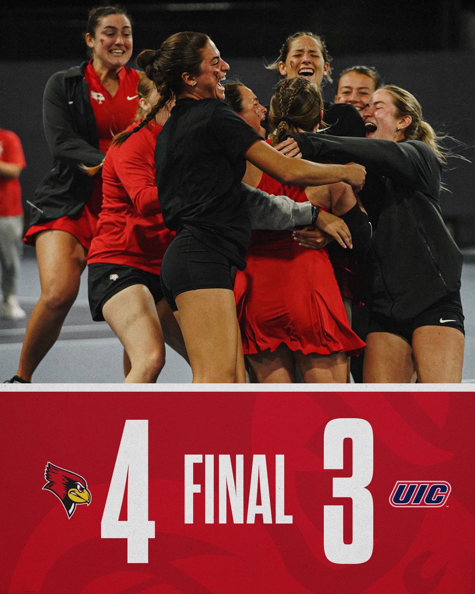 CHAMPIONSHIP BOUND‼️ Redbirds win a thriller agains UIC in the semifinals to advance the MVC Championship match TOMORROW against Murray State 🙌
