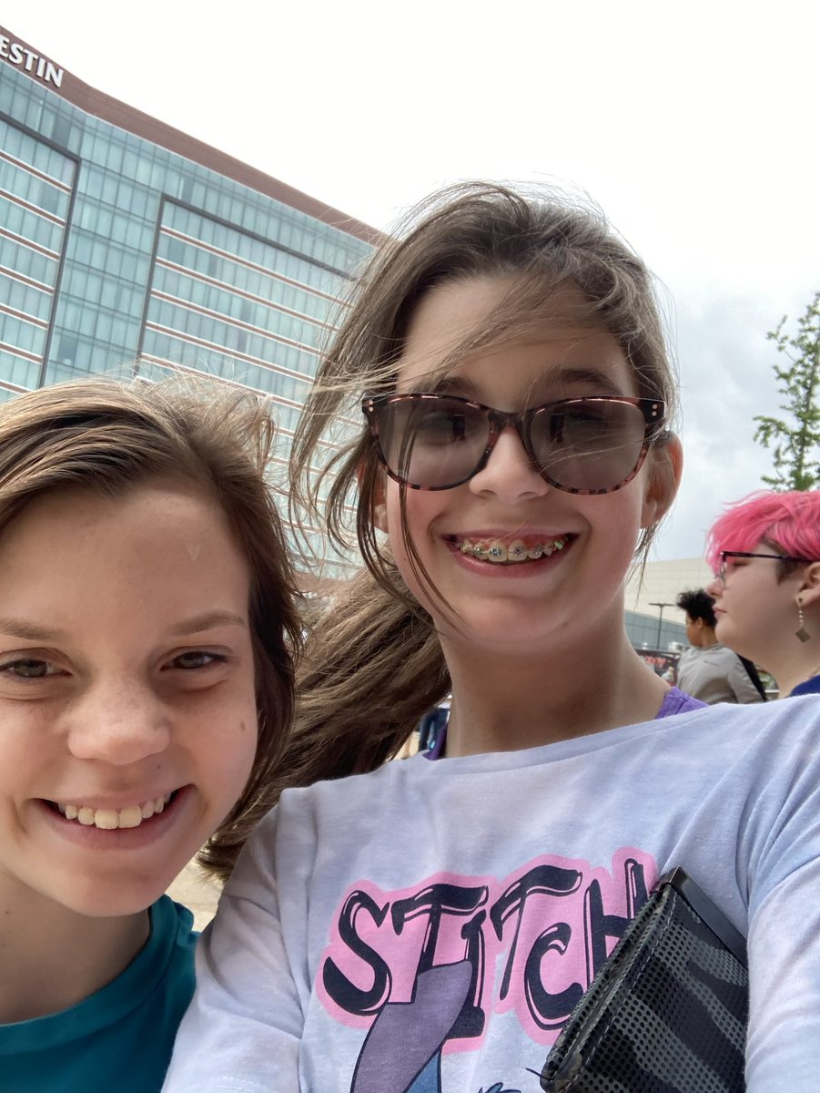 These @NTTBFest chaperones are glad today went so well! The kids heard great authors, bought great books, and got them signed! A successful #NTTBF24 #year10 for @Lamar_MS