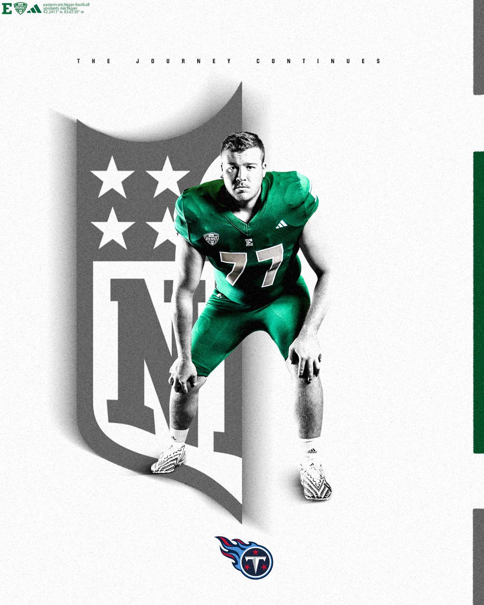 𝓢𝓲𝓰𝓷𝓮𝓭 ✍️

YIP ➡️ NSH

Brian Dooley signs with the <a href="/Titans/">Tennessee Titans</a> !

<a href="/Dooley18Brian/">BDOOLES</a> | #EMUEagles | #ETOUGH