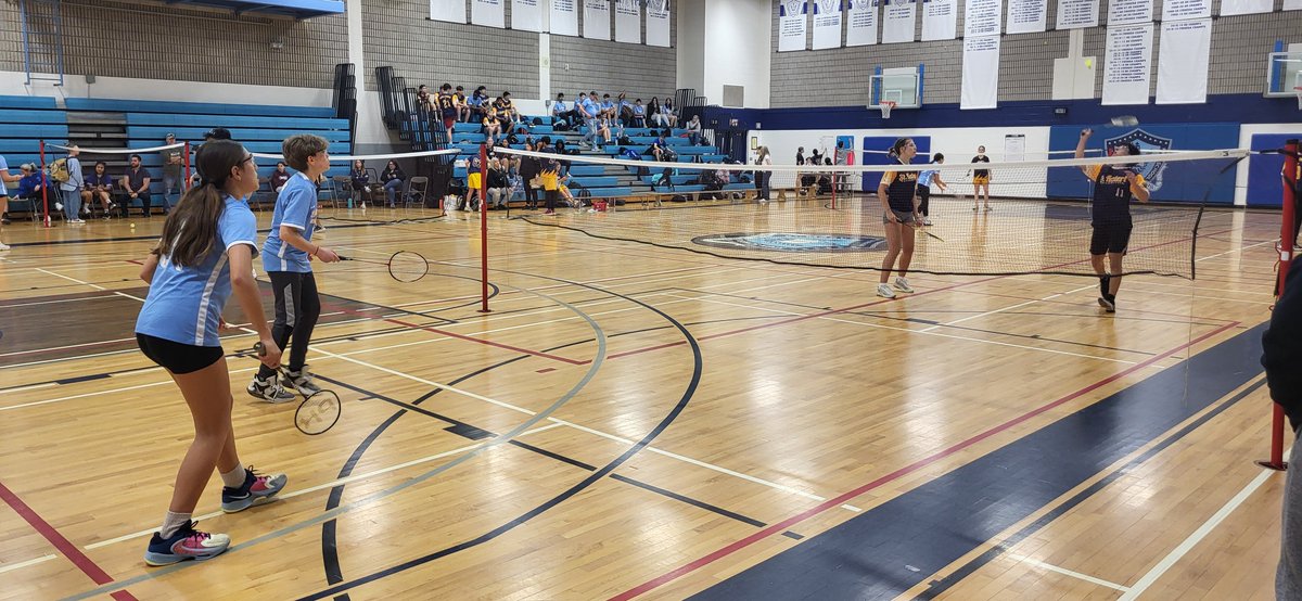 Congrats to our athletes who competed at the St. Mary's Badminton Tournament Friday! Here are the results for our Bruins: 1st Girls Singles - Lily 1st Boys Doubles - John-Mark/Soonchan 1st Girls Doubles - Krystle/Sophia 2nd Boys Singles - Andrew 2nd Mixed Doubles - Elin/Lucas