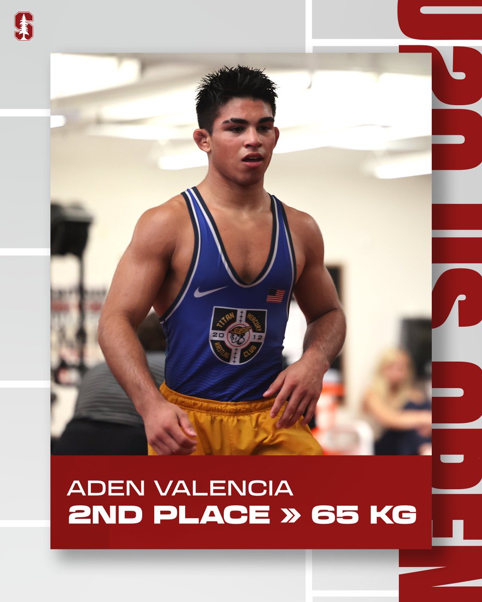 The U20 U.S. Open runner-up at 65 kg » @aden_andstill 👏 #GoStanord x #GoldRush