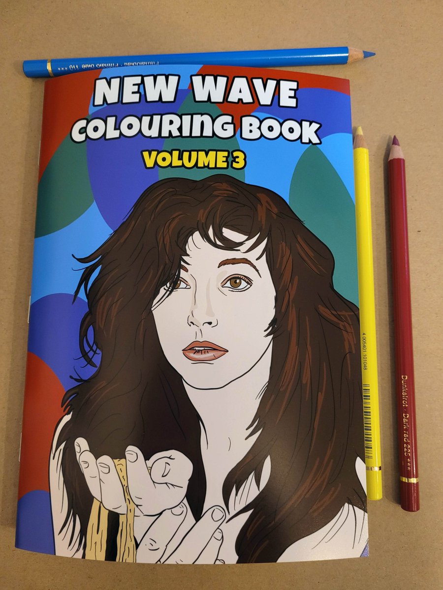 New Wave Colouring Book, adult colouring book, gift for new wave music fan, activity book, birthday gift, 80s music colouring book tuppu.net/f614edc6 #GiftIdeas #GreetingCards #Artwork #ActivityBook