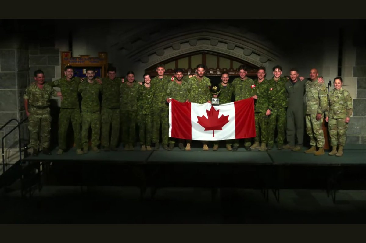 @Erlisk1337 @CanadianForces Canada also was the 1st Place International Team.