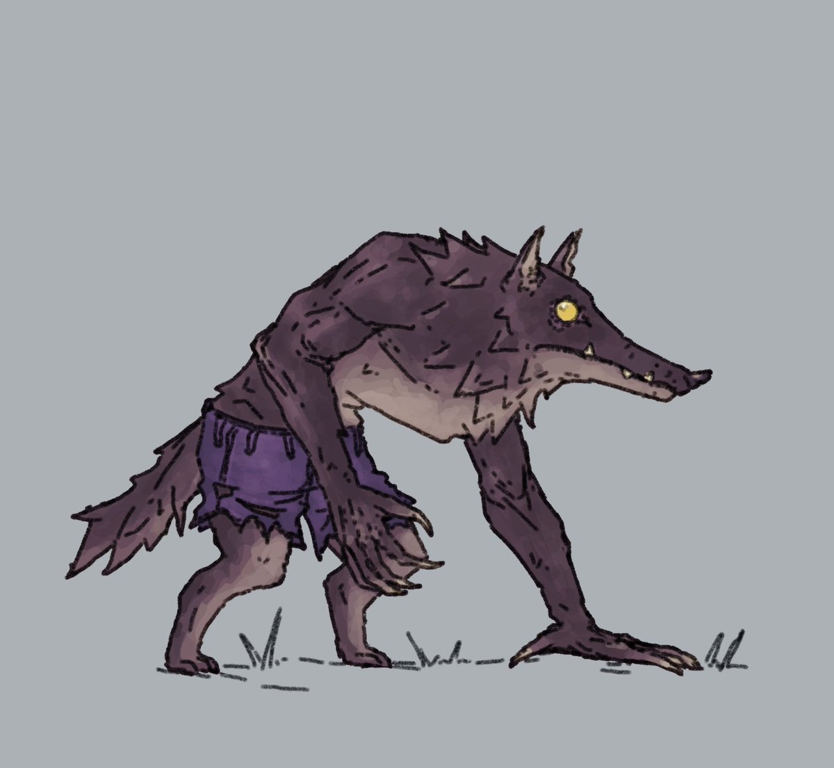 Werewolf doodle