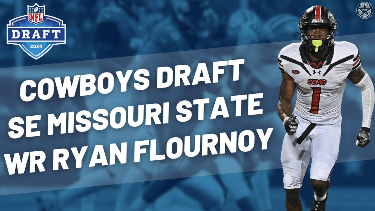 The Dallas Cowboys drafted SE Missouri State WR Ryan Flournoy with the 216th overall pick in the NFL Draft. Offered my thoughts and immediate reaction in the latest video at @BloggingTheBoys: youtube.com/watch?v=Qgtjo_…