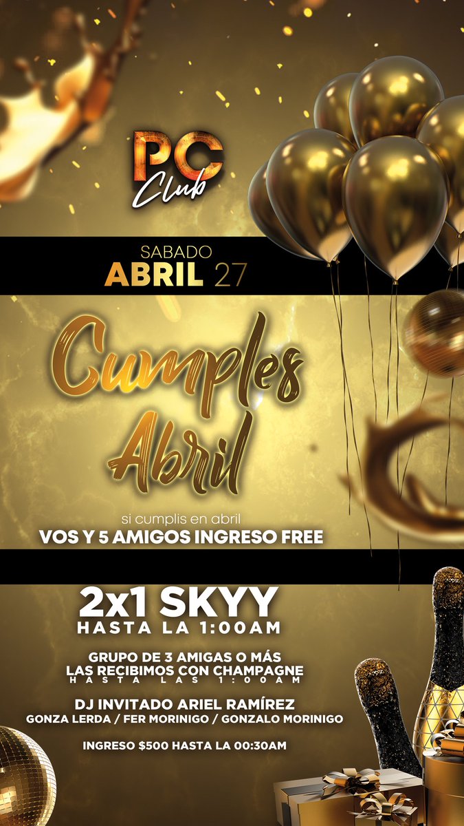 pueblochicoclub's tweet photo. •SABADO DE PUEBLOO!!🔥
HOY FIESTA EN NUESTRO PATIO!!🌴
2 X 1 EN SKYY HASTA LAS 1:00!!🤤🤯
.
SORTEO!!🍀
👉10 COMBO SKYY.
👉VALE DE $30.000.
👉4 COSECHA TARDIA.
.
•DALE FAV❤️
•DALE RT🔄
•MENCIONA A 2 AMIGOS🫂 https://t.co/EAYKmMXHtl