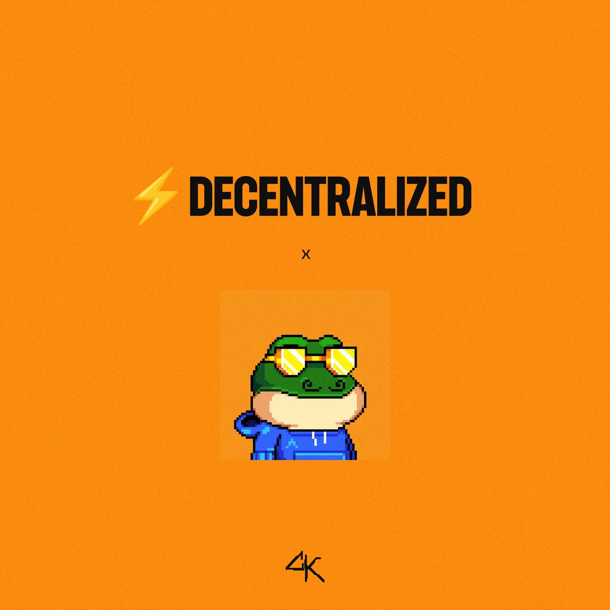 Welcome to ⚡️DECENTRALIZED, @BitcoinFrogs.