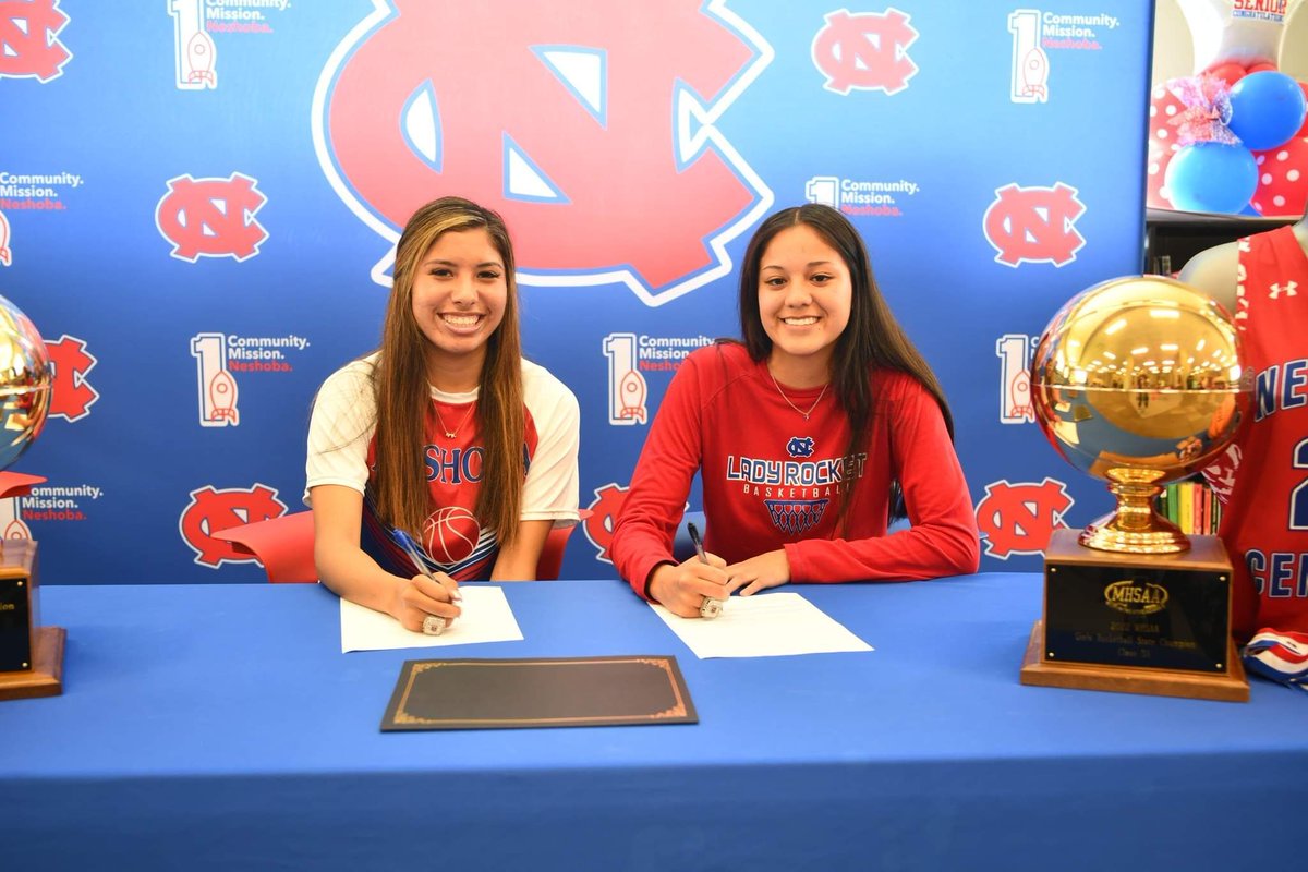 Congratulations to Mississippi Choctaw tribal members, Kailyn Willis and Katelin Williams, out of Neshoba Central High School in Mississippi, who both will continue their academic and basketball careers at Coffeyville Community College in Coffeyville, Kan.
#NativePreps #MBCI