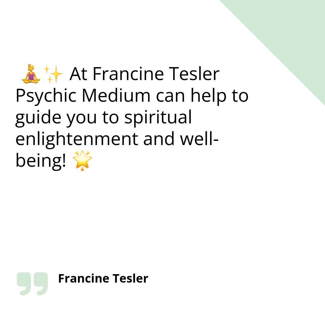 Dive deep into self-care with our personalized sessions! 🌱💖 Your journey to clarity & health awaits! 🙏 Join us for events & message circles! 📅✨ #HolisticWellness #SpiritualEnlightenment #FrancineTesler FrancineTesler.com Call/Text 914-469-6693 linktr.ee/francinetesler