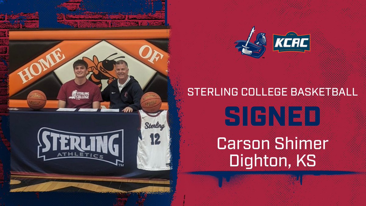 We are happy to announce the signing of Carson Shimer. Carson averaged 18 points his senior year and helped lead his team to the 1A Dll state tournament. #SwordsUp