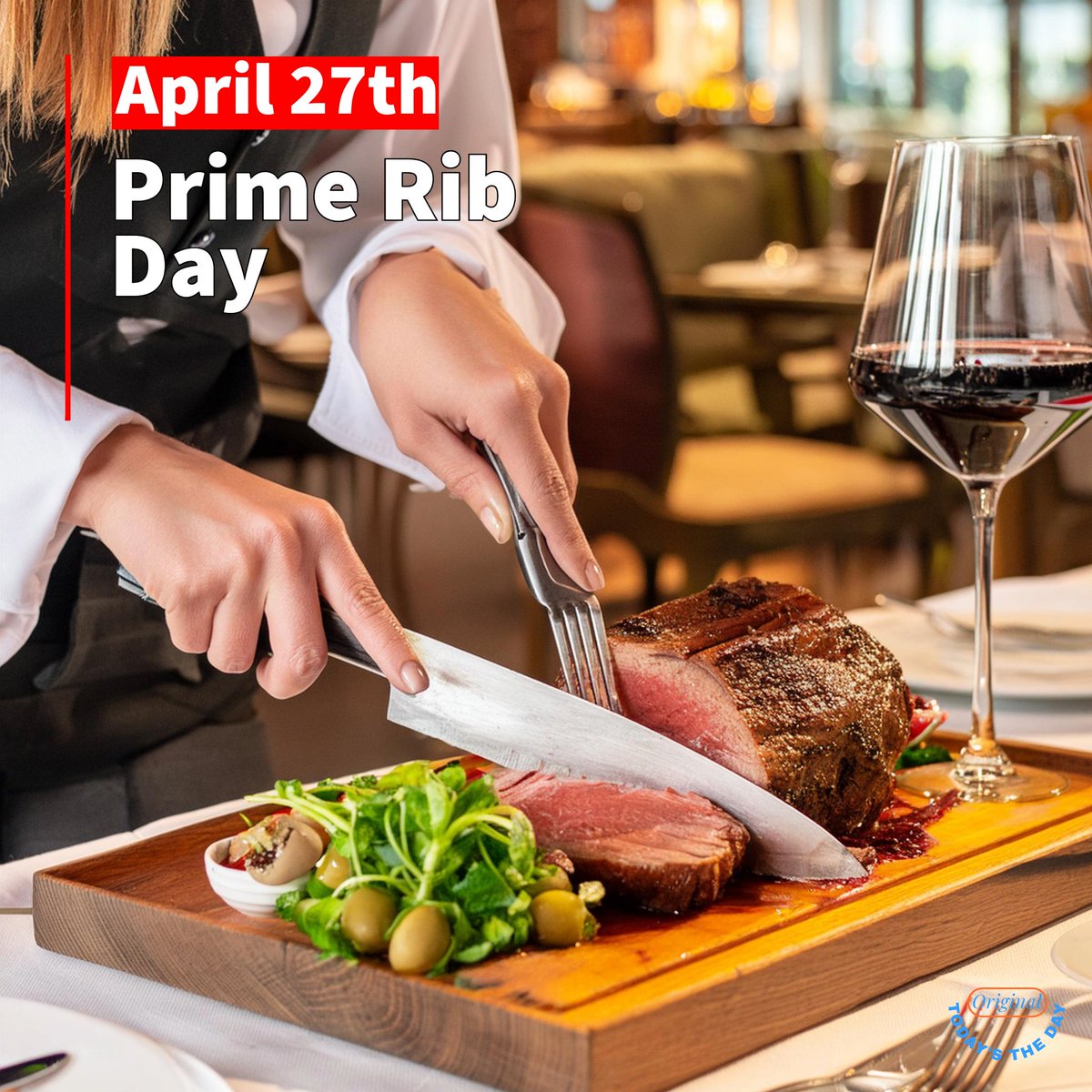 What's for dinner?
It's #primerib day!