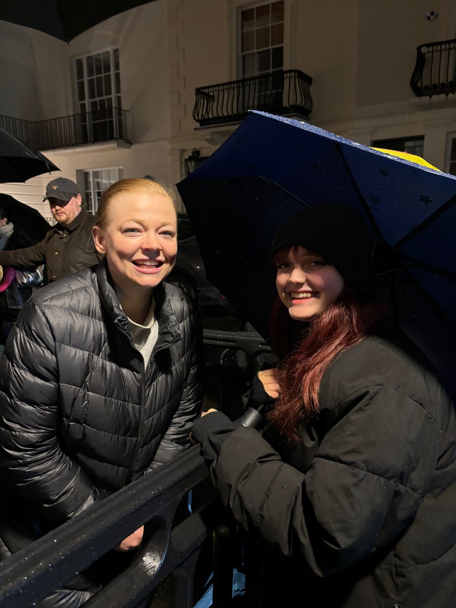 the nicest most talented human being i’ve ever met. i’m still reeling. what a woman!!!!! #sarahsnook