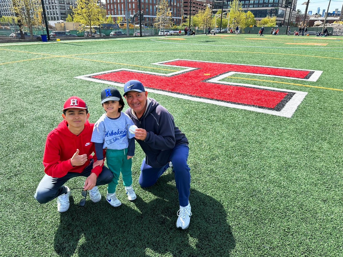 ⚾️ IS BACK @CityofHoboken THE RECREATION DEPARTMENT AND STAFF ARE THE BEST, ALL THE KIDS HAD A BLAST 💥 TODAY #birthplaceofbaseball #Hoboken #baseball #PLAYBALL