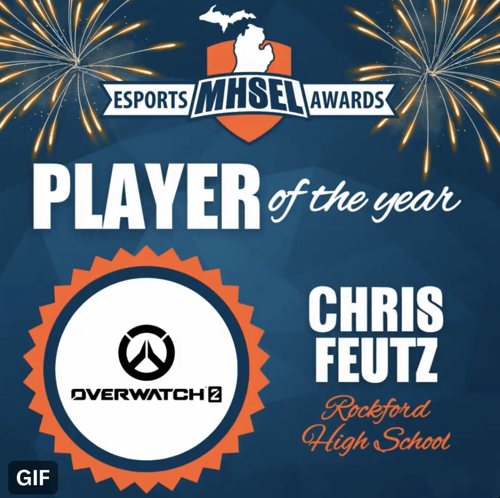 Congratulations to our @esportsrockford @MASSP_esports Overwatch Player of the Year! #RamPride