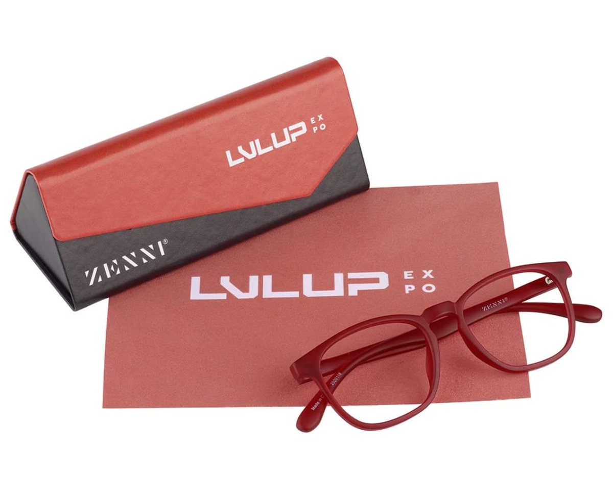 Elevate your gaming experience with the ultimate gear from @zennioptical! Shop exclusive LVL UP glasses - available in blue, red & black at the LVL UP Merch booth #400 Looking for more? Get 15% off your order at Zenni.com from now until May 2nd. Use code: LVLUP15