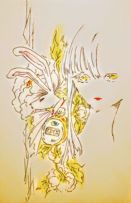 「化粧 黄色眼」のTwitter画像/イラスト(新着)｜2ページ目