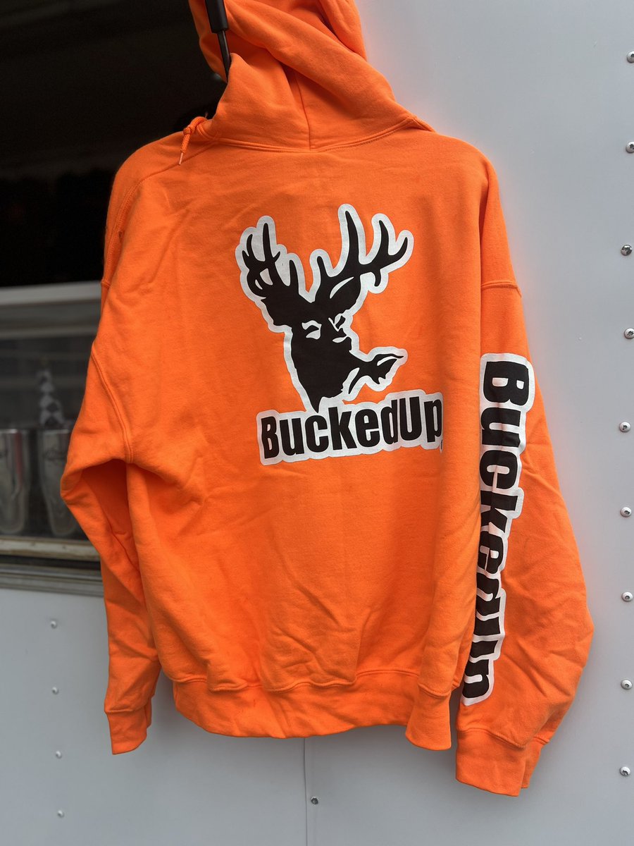 If your joining us trackside today make sure to stop by our souvenir trailer to check out our large selection of @BuckedUpApparel If you aren’t here with us you can use code #HUNT247 to save some money online at buckedupapparel.com