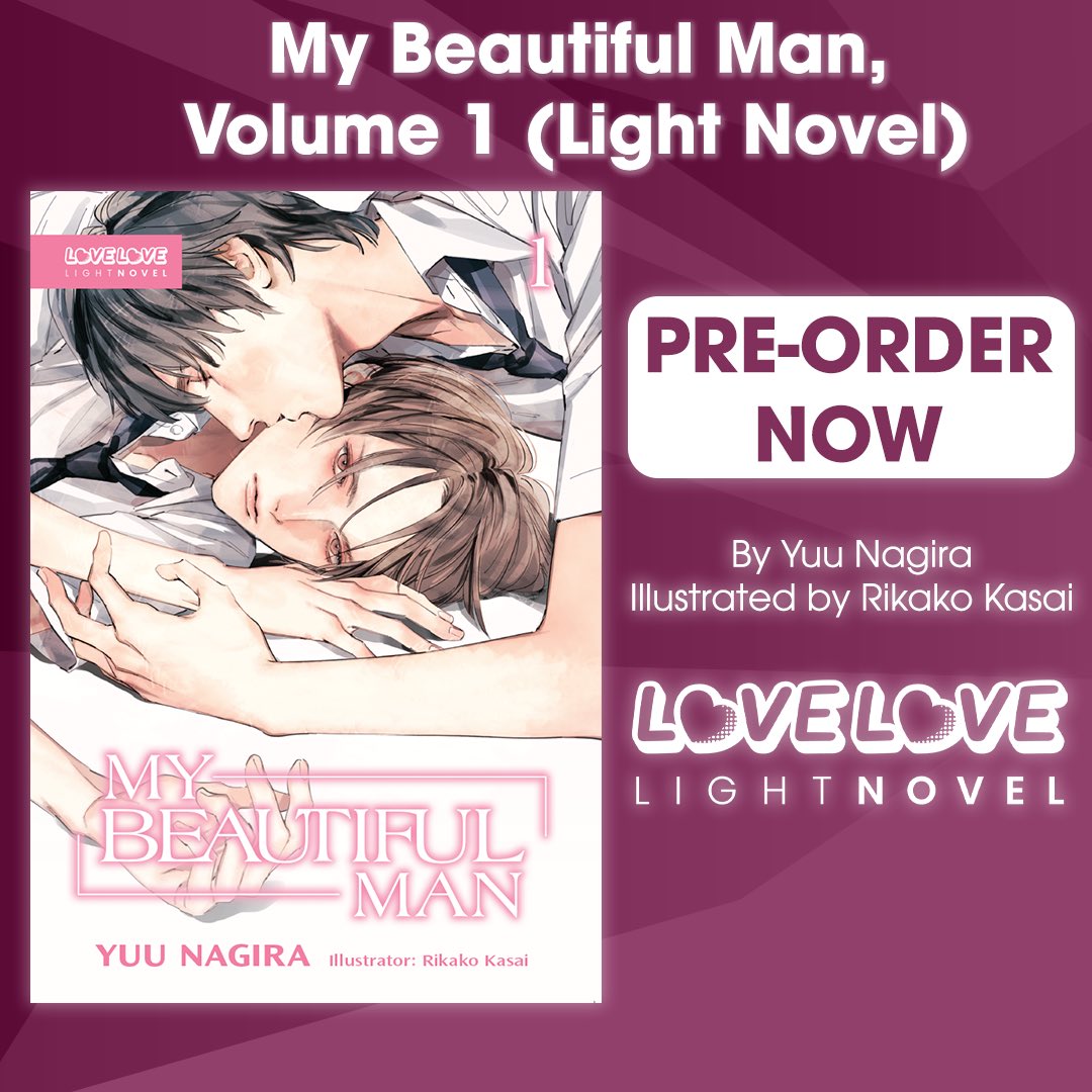 TOKYOPOP's first-ever Light Novel cover reveal!

My Beautiful Man, Vol 1 (AKA 'Utsukushii Kare') by Yuu Nagira—the novel that inspired the beloved drama and film adaptations—is coming to English print/digital this summer!

Pre-order now: a.co/d/aICeU3Q