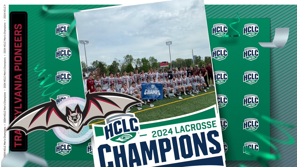 HCLC Men's Lacrosse | Champions Congrats to @TransySports on being crowned this year's Men's Lacrosse Champions!! #TheHeartofD3 | #D3Lax