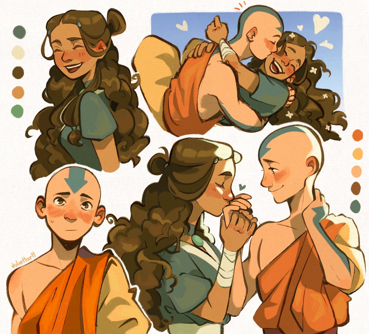 「Them <3 #AvatarTheLastAirbender」|Jul on hiatus 🍂のイラスト