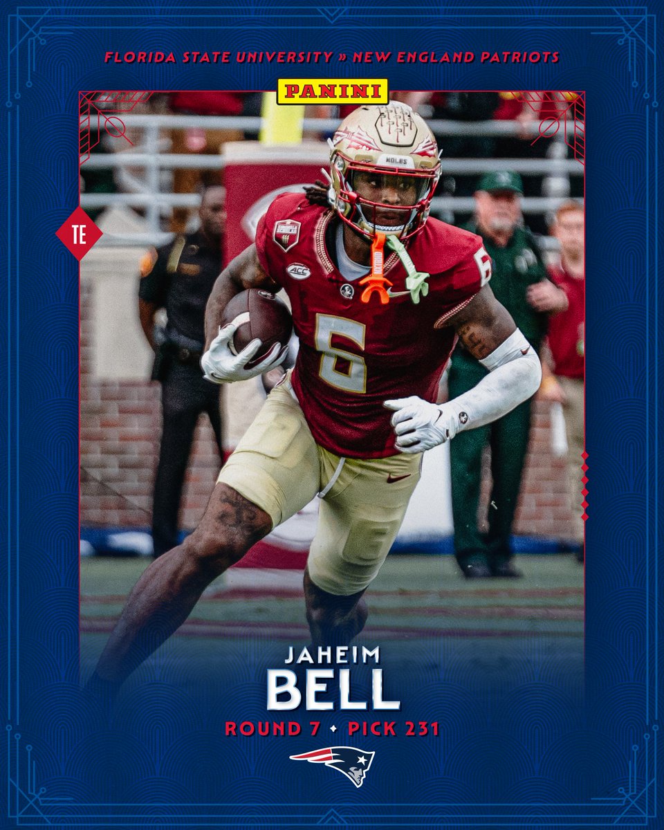 New England Patriots (@patriots) on Twitter photo Final Bell.
<a href="/dba_bell/">Jaheim Bell</a> | <a href="/FSUFootball/">FSU Football</a> Final Bell.
<a href="/dba_bell/">Jaheim Bell</a> | <a href="/FSUFootball/">FSU Football</a>