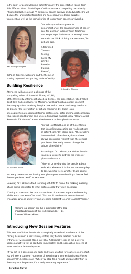 🙏Thanks @ASCO Daily News for this write up on our upcoming ASCO Voices session at the 2024 Annual Meeting🫂Can't wait to share the space with these incredible people🎉@releiter-@CancerInsider-Brooklyn Olumba-Stuart Bloom-@tomleblancMD➡️Read more🔗:dailynews.ascopubs.org/do/asco-voices…💜