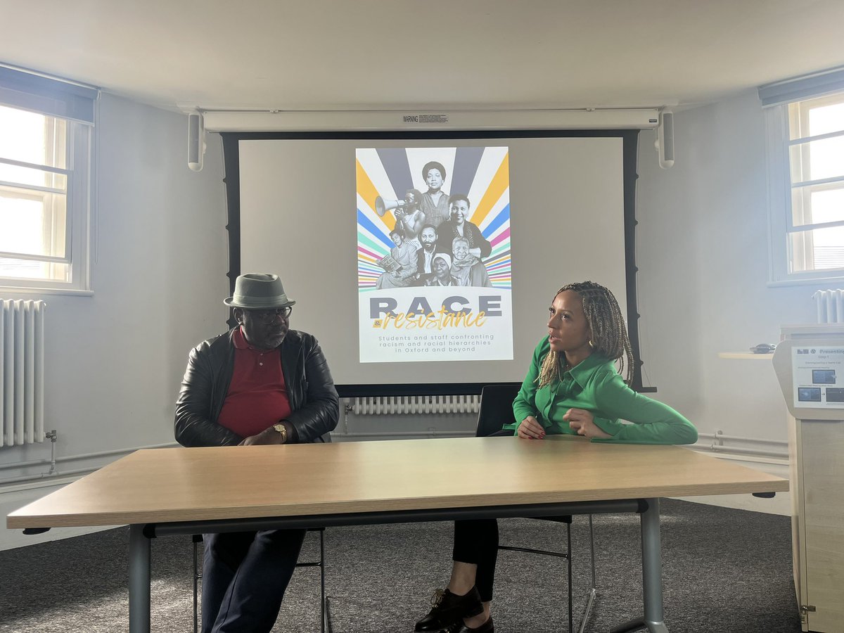 Thank you to everyone who joined us yesterday for our first session back 🥳 and a massive thank you to @AnthonyGReddie for sharing some of your wisdom 🙏🏽 Next week: Student Work-in Progress Panel #RaceResistOx @TORCHOxford @ChantelleJLewis @HollySCooper_