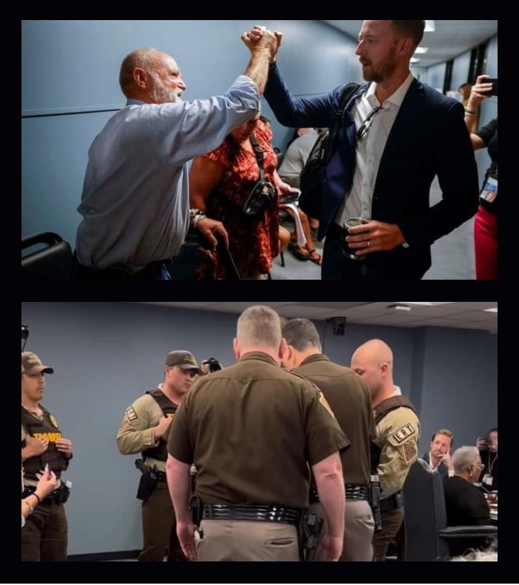 Two sides of Ryan Walters. July ‘23–high fives man previously arrested for obstruction to a state building and interfering with state business. April ‘24-watches as Mom is arrested for disrupting state business and as her 3 minor children are left behind. What do you see?