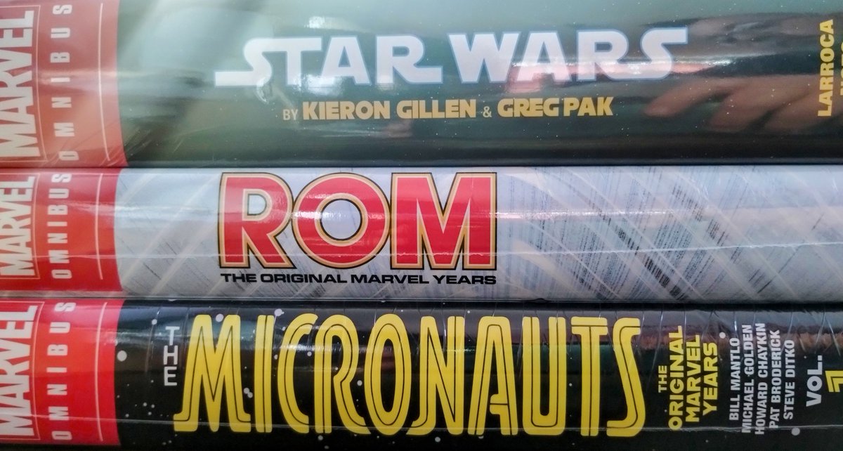 Little reading material for the rest of the weekend and into next week.
#StarWarsComics #ROM #Micronauts