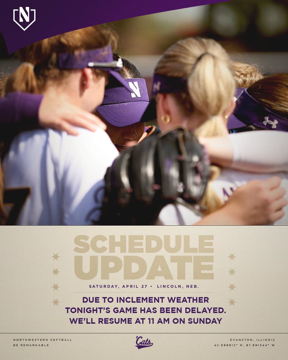 🚨 Schedule Update 🌩️ See you on Sunday, 11 am CT.