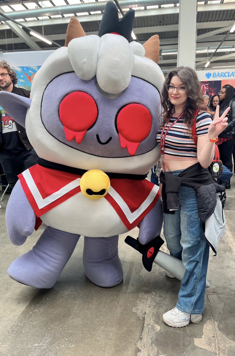 [Ad/invite] Another #WASD completed! Thank you so much for inviting me as a creator! Had so much fun trying out all the new up coming games and catching up with friends! Will have more content to follow but for now, here’s me and my new bestie!