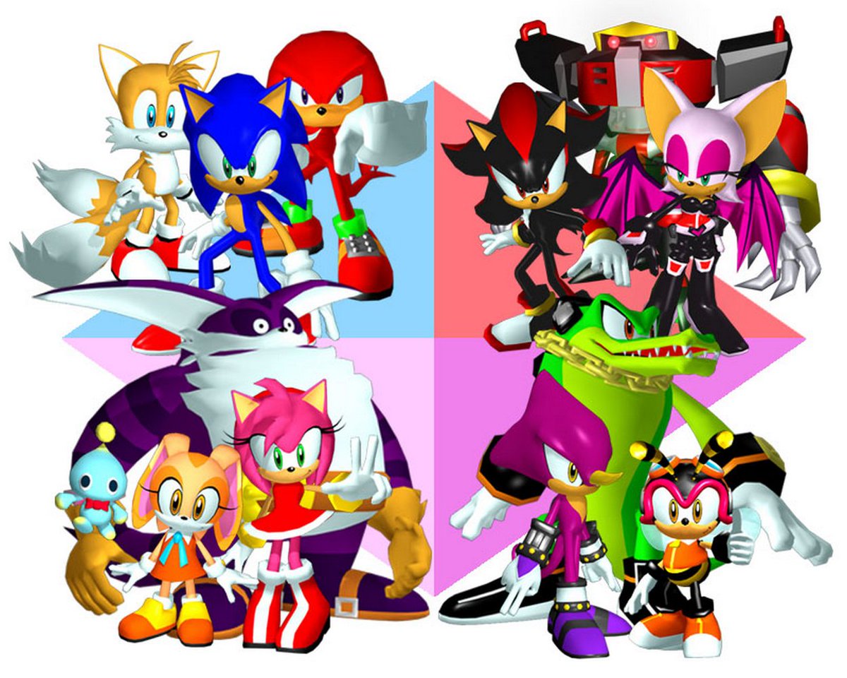Sonic Heroes rare concept art. #SonicTheHedgehog