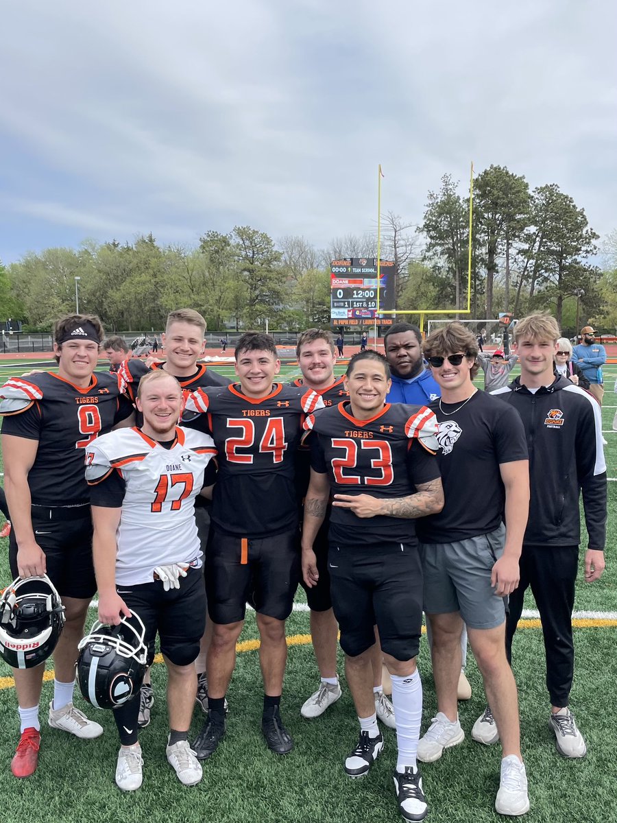 2024 Spring Scrimmage is complete! Congratulations to our Tiger Cup Champions, Team Ambush! 2nd place was XXX and 3rd was PKG! Congrats fellas! <a href="/DoaneFootball/">DoaneFootball</a> <a href="/DoaneAthletics/">Doane Tigers 🐯</a> #FAST