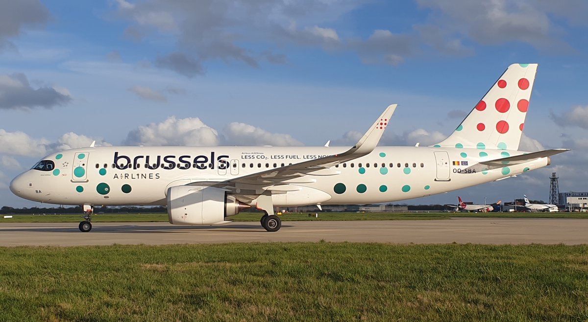 @jasonlanesplanes Brussels Airlines Airbus A320-251N OO-SBA Heathrow Airport 29-3-2024