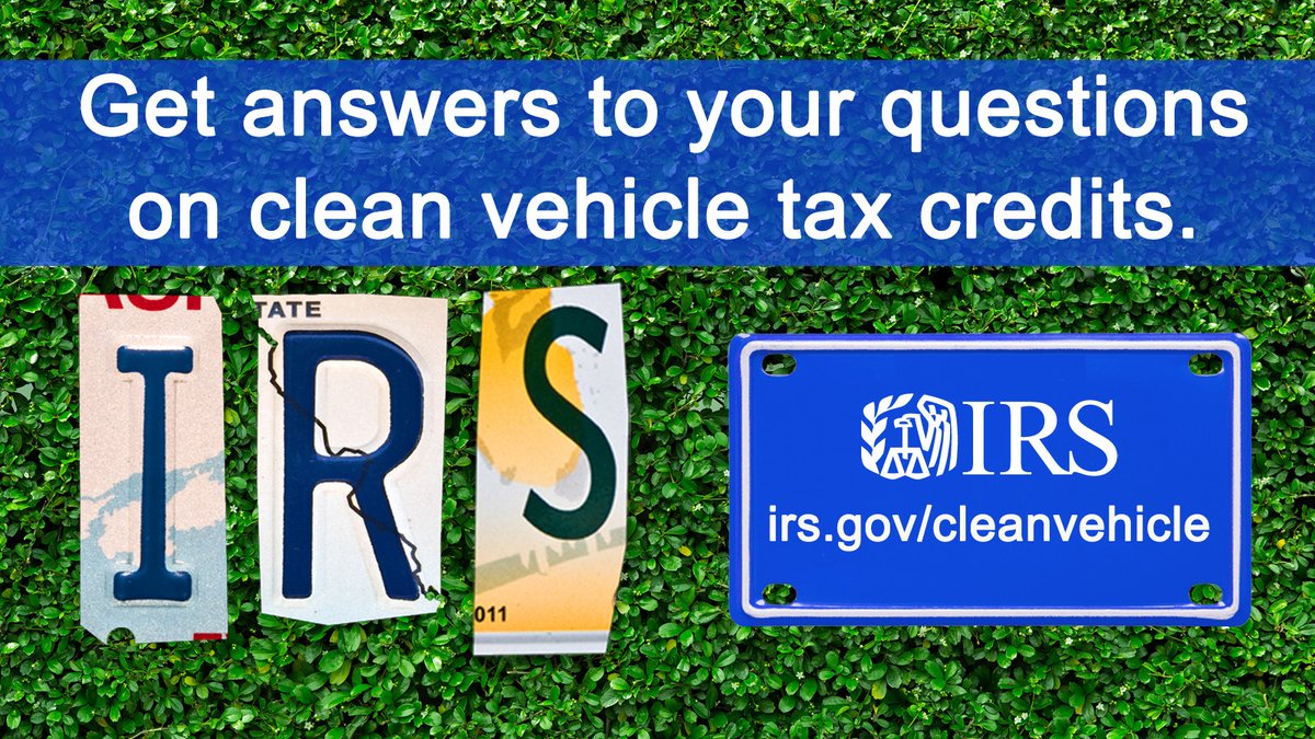 Clean vehicle owners and dealers: #EarthWeek is almost over! Do you know how the #IRS Clean Vehicle Credit works? Frequently asked questions share everything you need to know: irs.gov/cleanvehicle