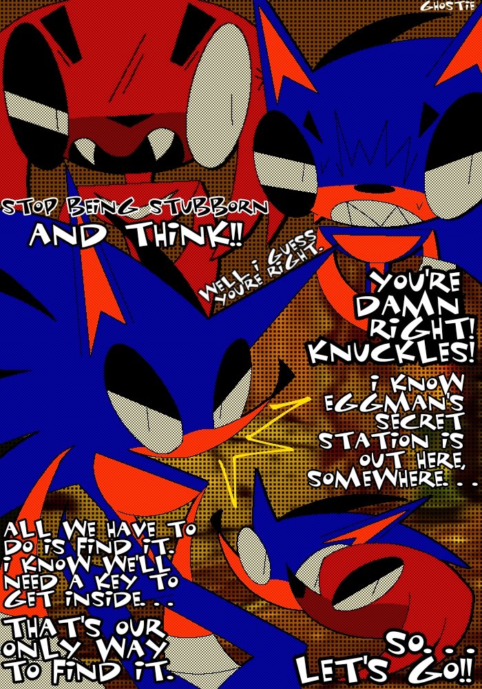 DEEPER... FOR DEATH CHAMBER
SONIC ADVENTURE 2: COMIC!
#SONICTHEHEDGEHOG
#KNUCKLESTHEECHIDNA
#sonknux perhaps... ❤️💙