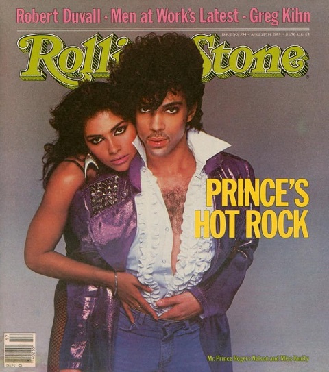 Apr 28, 1983: Prince & Vanity appeared on the cover of Rolling Stone magazine. #80s