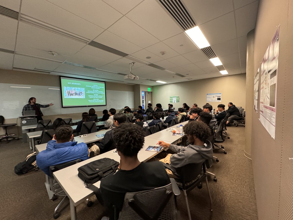 We were delighted to host Mr. Woodring's class from Belleville High School <a href="/BUCS_BHS/">Belleville High School</a> for a busy day of listening to computer science students, visiting <a href="/Kean_Esports/">Kean University Esports</a>, and touring the <a href="/KeanUniversity/">Kean University</a>
campus. Thank you all, and good luck with your plans!