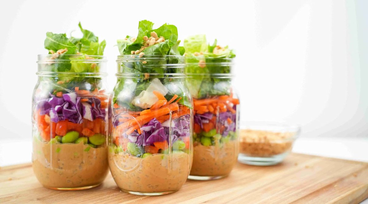 Meal prep made easy! Whip up these protein-packed Crunchy Peanut Butter Salads in a Jar for delicious, grab-and-go lunches all week long! Visit our website for the full recipe. 🥜🥗 

#Peanuts #PeanutButter #PeanutLover #Recipes #RecipeIdeas #LunchRecipes #LunchIdeas #Food
