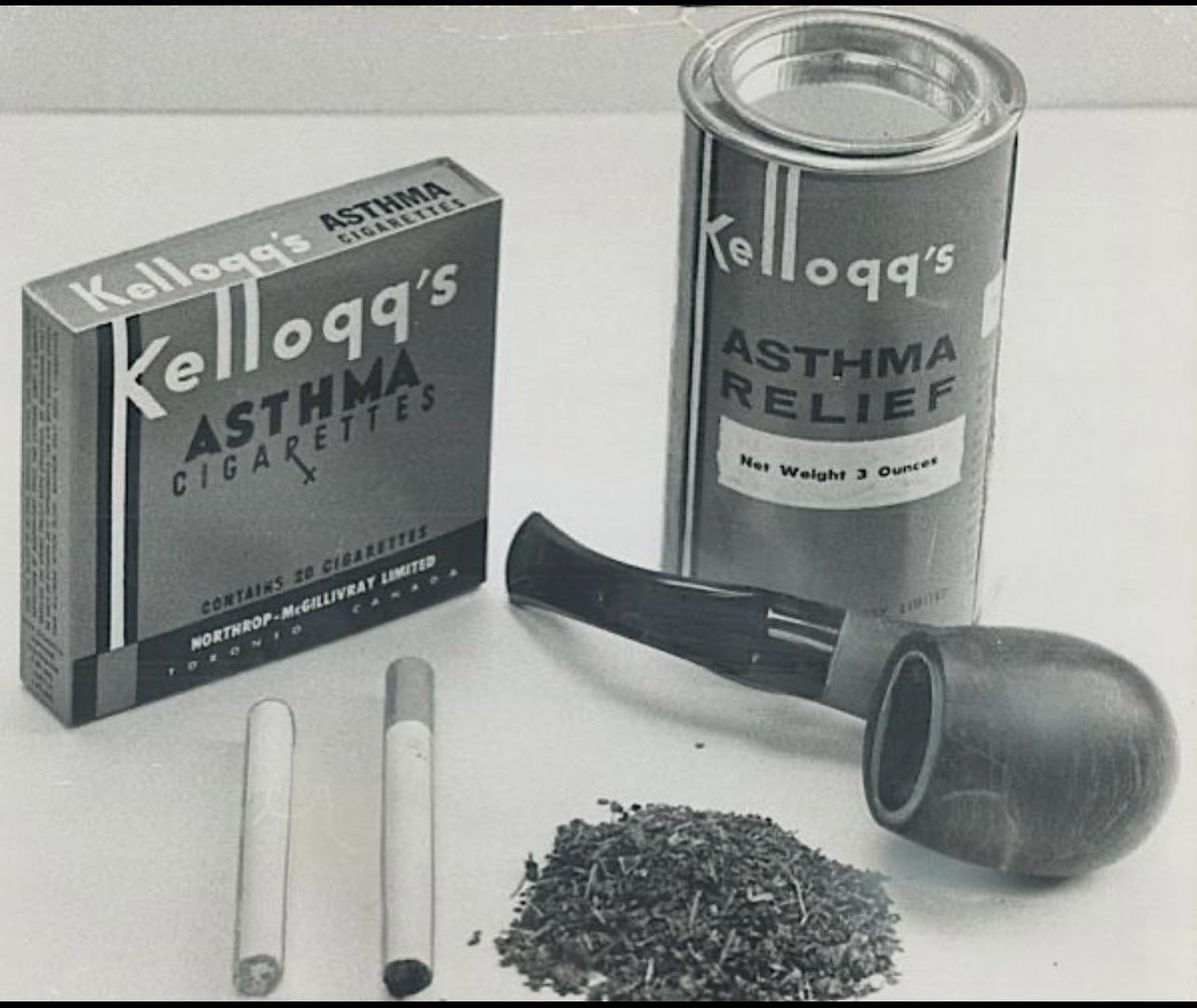 Kellogg’s Asthma Cigarette (1950s)