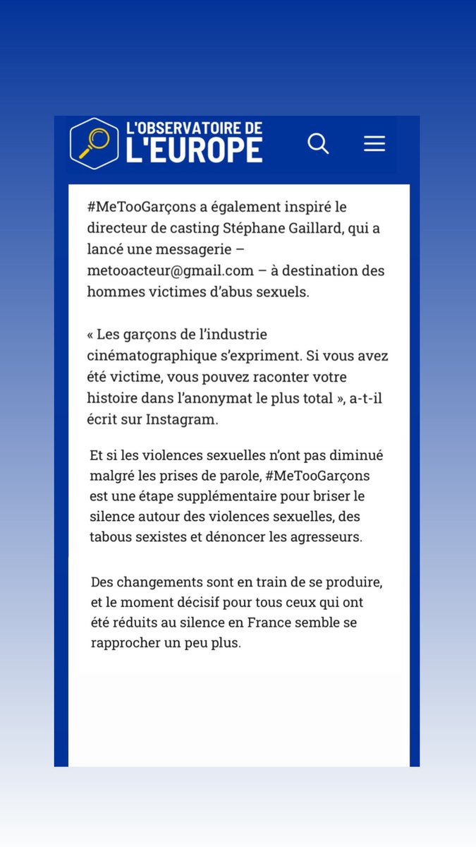 #metoogarçons #metoocinema #directeurdecasting 🎬