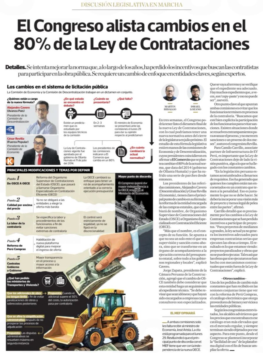 Una nueva Ley de Contrataciones Públicas es esencial si buscamos tener una mejor gestión local e infraestructura en el país. Por ello, el cambio de enfoque hacia uno que incentive la toma de decisiones, ejecución eficiente del presupuesto y transparencia de los procesos, son…