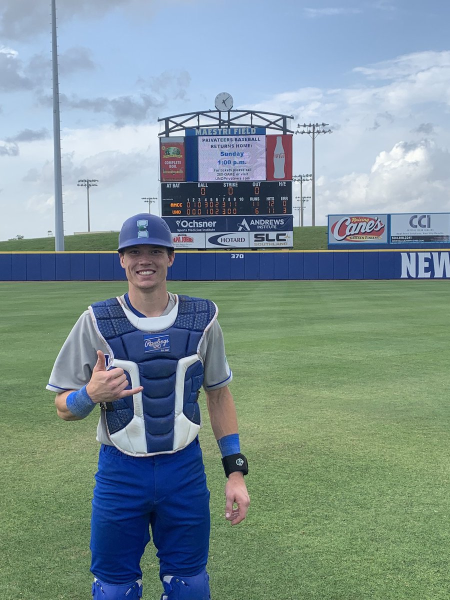 Today’s player of the game is Chance Reisdorph! Chance finished the day going 3 for 5 with two 3-run home runs to lead the islanders to an 11-6 win! #IslandU🏝️ #ShakasUp🤙