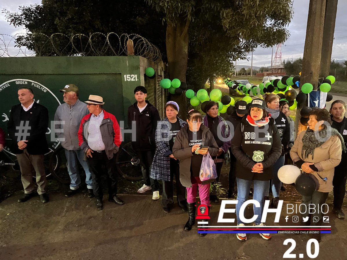 #LosÁlamos En estos momentos se realiza velaton en homenaje a los Carabineros asesinatos en el sector de Peleco

#ECHBiobio