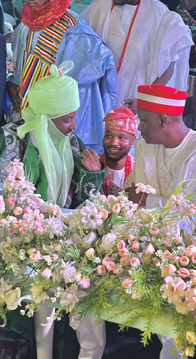 Adam_L_Sanusi's tweet photo. Khalifa MSII with the Previous and Future Governors of Kano state 🤐 https://t.co/HhXjGJycdM