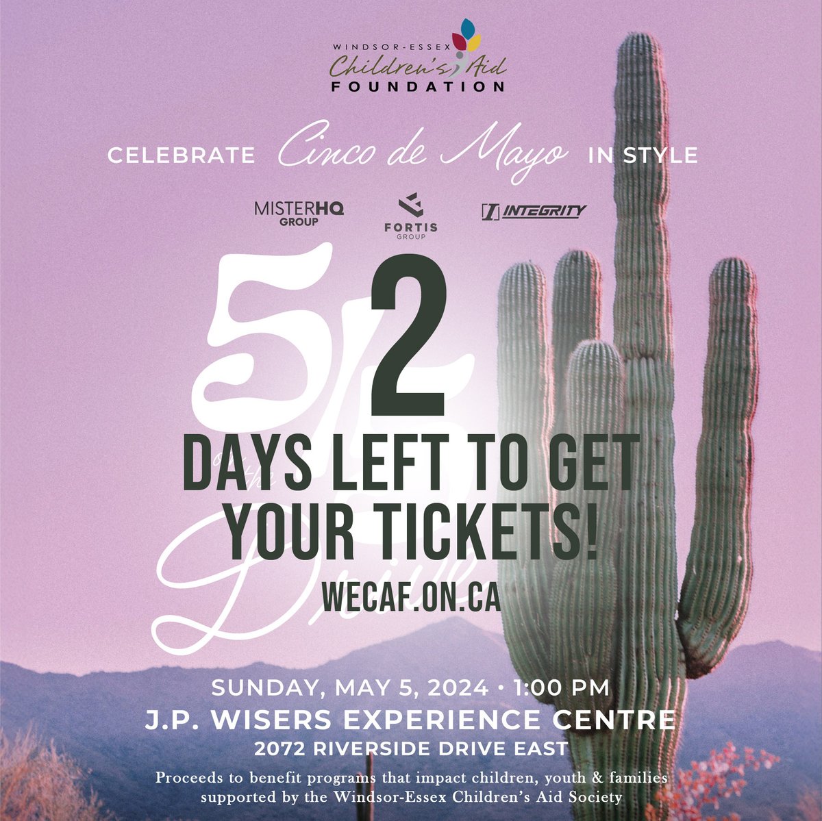 >>> 2 Days left to get your tickets! >>> HURRY! >>>  wecaf.on.ca/signature-even…
#YQG