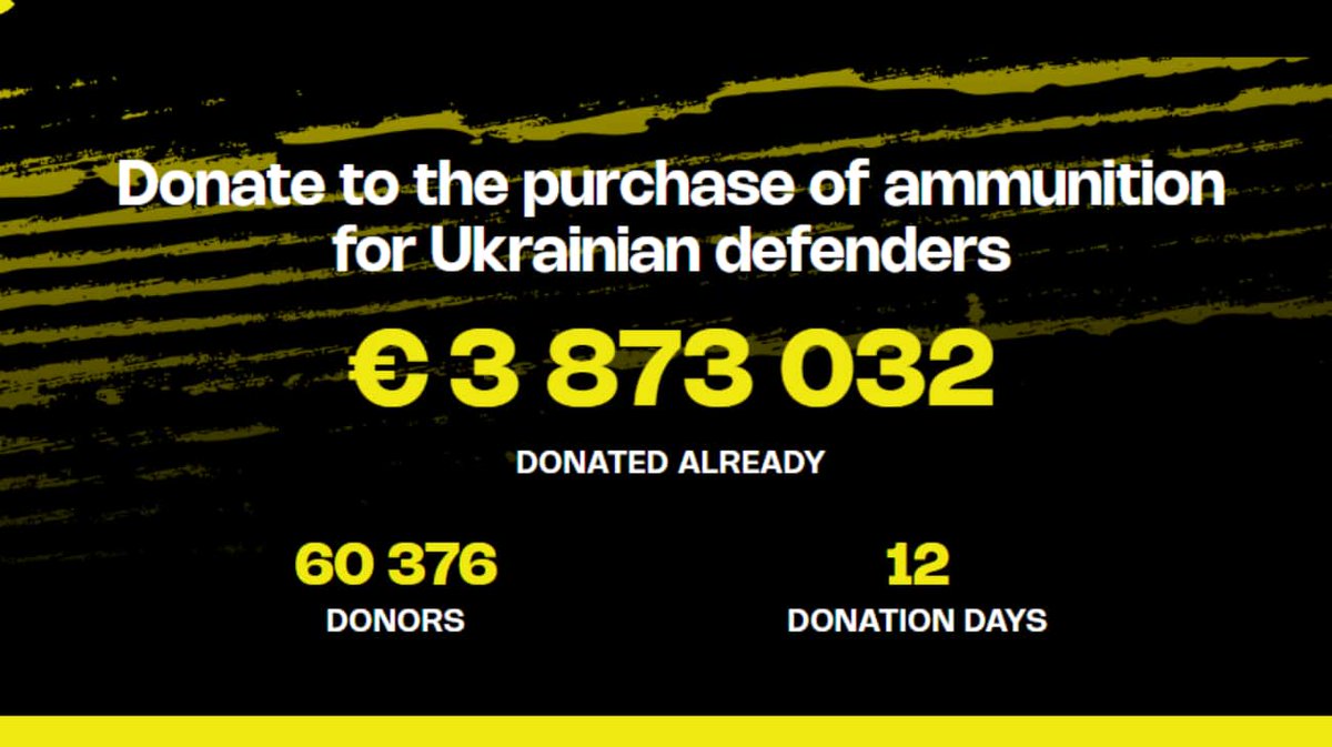 Slovaks raise nearly €4 million for ammunition for #Ukraine without government support 🔗 pravda.com.ua/eng/news/2024/… #Slovakia #BBCBreaking #GBNews